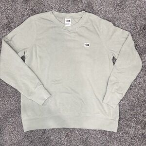 North Face Crewneck Heritage Patch‎ Sweatshirt Women Green Medium